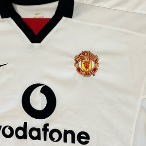 Vintage size L 2002/2003 Manchester United Away Jersey.  Purchased in England.